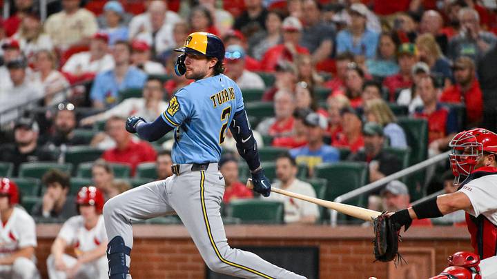 Milwaukee Brewers second baseman Brice Turang.
