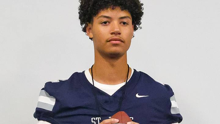 St. John's Prep quarterback Chris Vargas, an Ohio State commit, has led his team to the No. 1 spot in this week's New England High School Football Rankings. St. John's Prep quarterback Chris Vargas, an Ohio State commit, has led his team to the No. 1 spot in this week's New England High School Football Rankings.