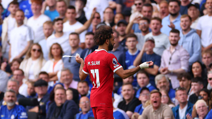 Mo Salah gefiel seine Auswechslung so gar nicht