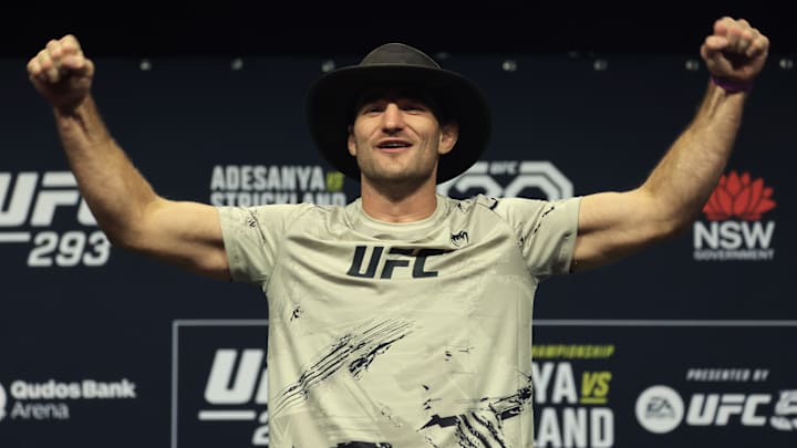 Sean Strickland at UFC 293 Weigh-in