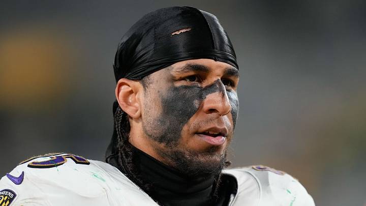 Baltimore Ravens linebacker Tavius Robinson