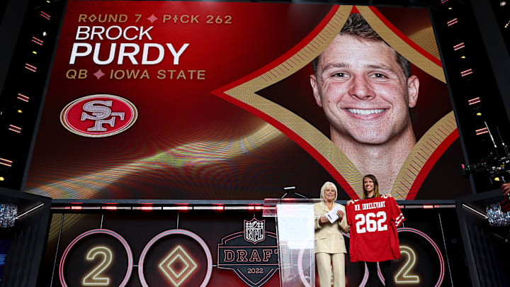 San Francisco 49ers select Brock Purdy at No. 262 overall in the 2022 NFL Draft San Francisco 49ers select Brock Purdy at No. 262 overall in the 2022 NFL Draft