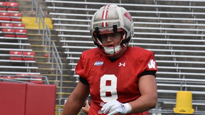 Wisconsin LB Mason Posa. Wisconsin LB Mason Posa.