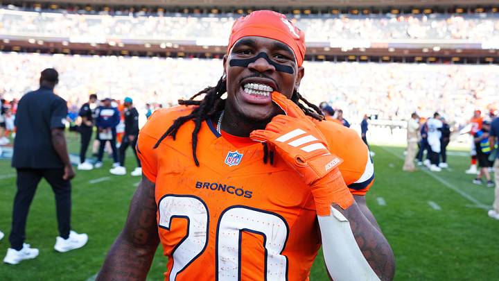 Denver Broncos running back Jonah Coleman (20) celebrates on the field after defeating the Jacksonville Jaguars at Empower Field at Mile High. Mandatory Credit: Ron Chenoy-Imagn Images Denver Broncos running back Jonah Coleman (20) celebrates on the field after defeating the Jacksonville Jaguars at Empower Field at Mile High. Mandatory Credit: Ron Chenoy-Imagn Images