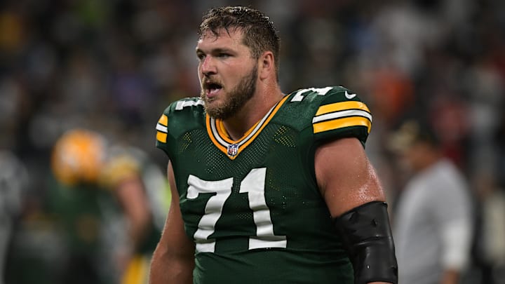 Green Bay Packers center Josh Myers