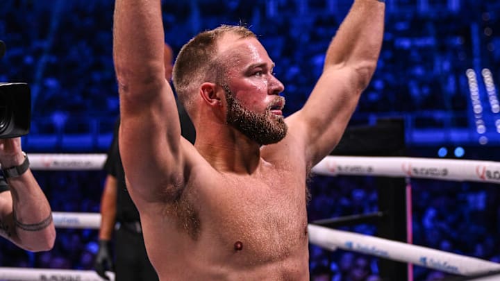 BKFC middleweight Cameron Delano after his win at BKFC 76