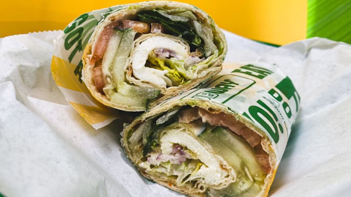 Subway Wraps, Cali Caprese