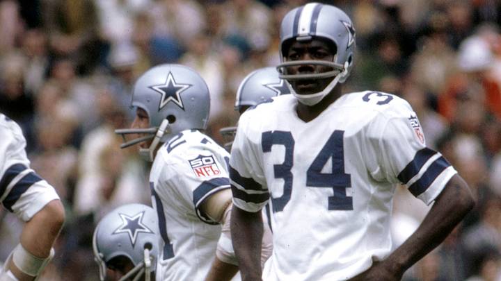 Dallas Cowboys safety Cornell Green (34) on the field during the 1969 preseason.Mandatory Credit: Darryl Norenberg-USA TODAY Sports Dallas Cowboys safety Cornell Green (34) on the field during the 1969 preseason.Mandatory Credit: Darryl Norenberg-USA TODAY Sports