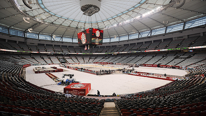 2014 Tim Hortons NHL Heritage Classic - Ottawa Senators v Vancouver Canucks 2014 Tim Hortons NHL Heritage Classic - Ottawa Senators v Vancouver Canucks