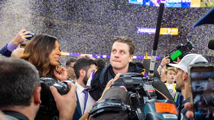 LSU quarterback Joe Burrow after winning the national championship.
ghows-LK-200118810-feac19db.jpg LSU quarterback Joe Burrow after winning the national championship.
ghows-LK-200118810-feac19db.jpg