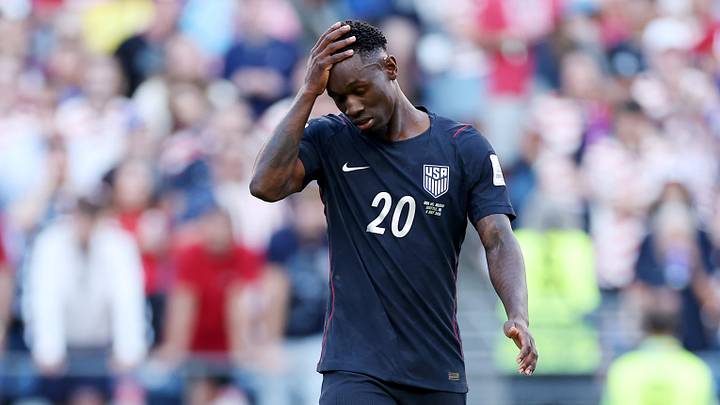 Folarin Balogun amidst the USMNT's loss to Belgium at the 2026 World Cup. Folarin Balogun amidst the USMNT's loss to Belgium at the 2026 World Cup.