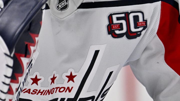 Washington Capitals jersey on Dec 16, 2024.