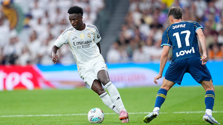 Autor de 20 gols na temporada 2025/26, Vini Jr é uma das esperanças no setor ofensivo merengue