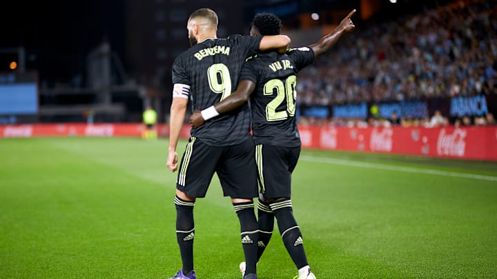 Vinicius Junior y Karim Benzema Vinicius Junior y Karim Benzema