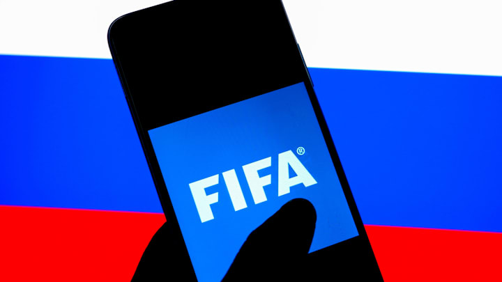 FIFA hat Russland mit einigen Sanktionen belegt. FIFA hat Russland mit einigen Sanktionen belegt.