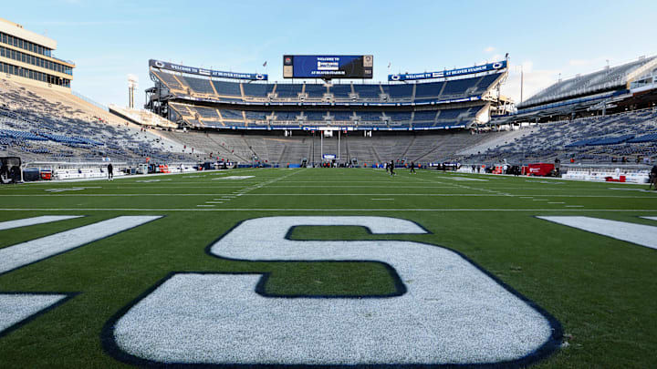 A general view of Penn State's Beaver Stadium prior to the game between the Nebraska Cornhuskers and the Penn State Nittany Lions. 