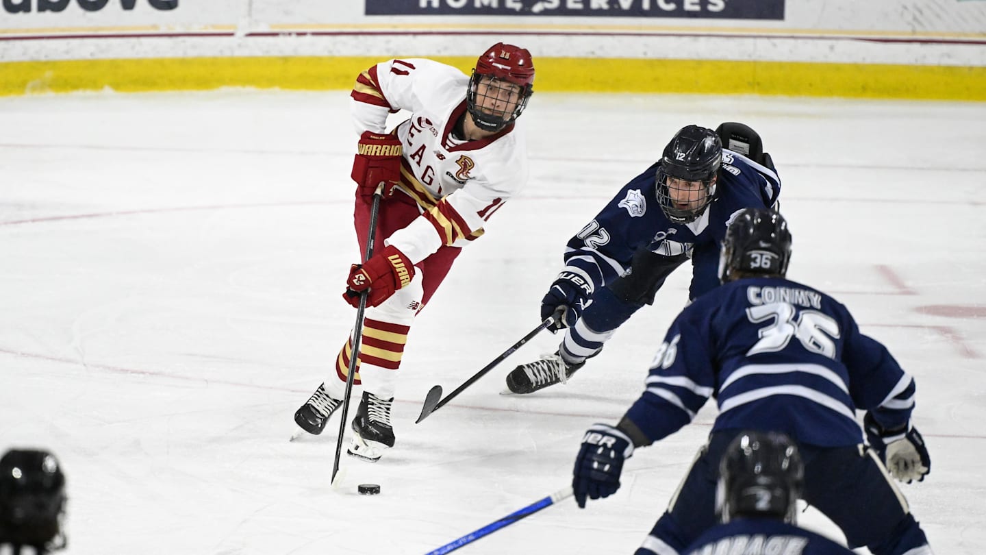Report: BC Men's Hockey Defenseman Michael Hagens Entering Transfer Portal