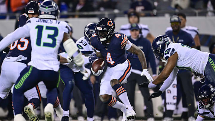 D'Andre Swift makes a cut after a reception for the Bears. Swift already wasn't retained as a free agent in the Ben Johnson attack once. D'Andre Swift makes a cut after a reception for the Bears. Swift already wasn't retained as a free agent in the Ben Johnson attack once.