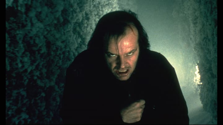 On the set of The Shining