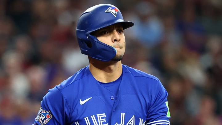 Toronto Blue Jays infielder Andres Gimenez. Mandatory Credit: Mark J. Rebilas-Imagn Images Toronto Blue Jays infielder Andres Gimenez. Mandatory Credit: Mark J. Rebilas-Imagn Images