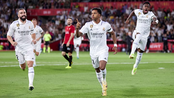 Rodrygo, Carvajal y Vinicius