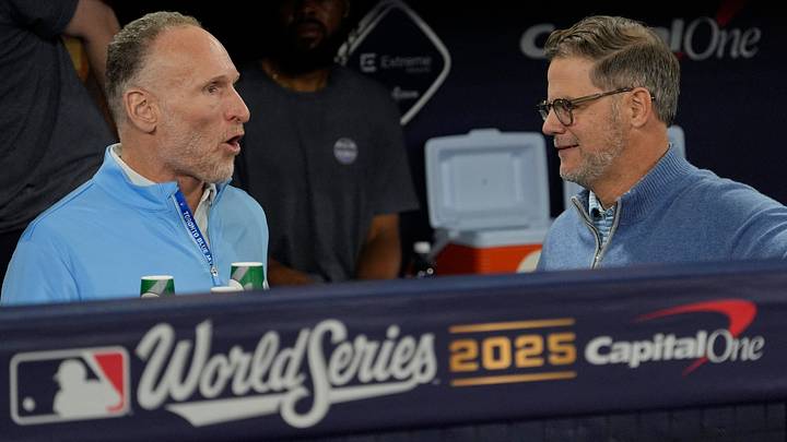 Toronto Blue Jays President & CEO Mark Shapiro and GM Ross Atkins. Credit: John E. Sokolowski-Imagn Images Toronto Blue Jays President & CEO Mark Shapiro and GM Ross Atkins. Credit: John E. Sokolowski-Imagn Images