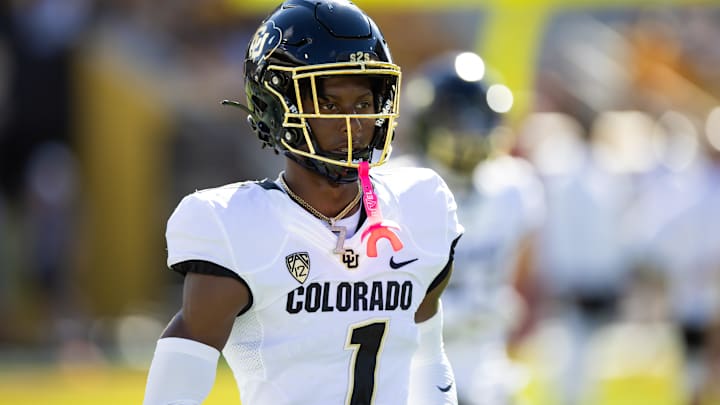 Oct 7, 2023; Tempe, Arizona, USA; Colorado Buffaloes cornerback Cormani McClain (1) against the