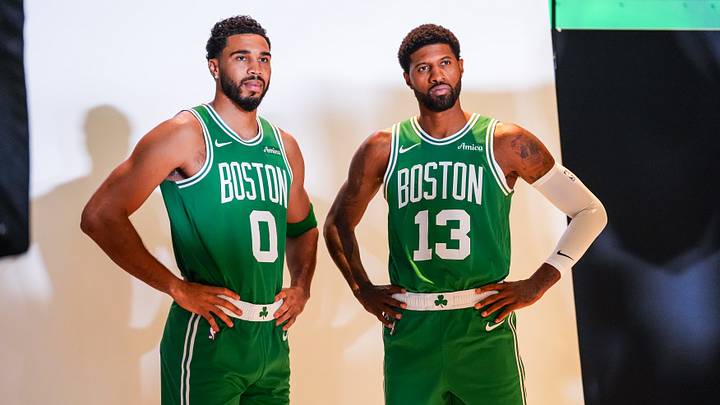 Jayson Tatum and Paul George are the Celtics’ new star duo. Jayson Tatum and Paul George are the Celtics’ new star duo.