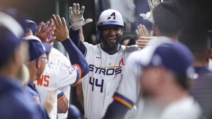 Houston Astros designated hitter Yordan Alvarez.