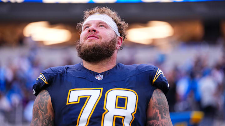 Los Angeles Chargers center Andre James