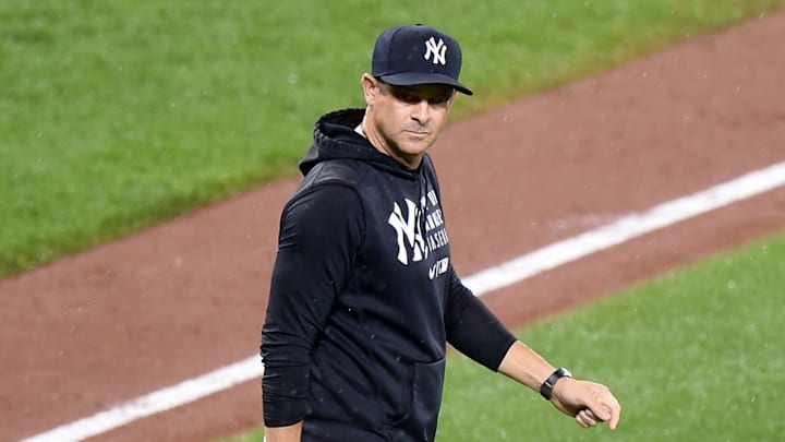 Aaron Boone es el manager de los Yankees