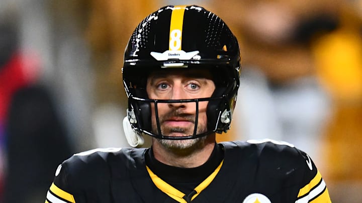 Former New York Jets quarterback Aaron Rodgers