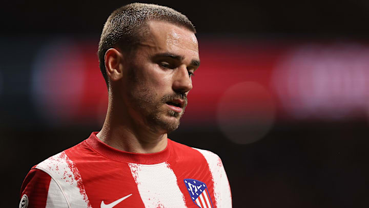 Griezmann en el derbi madrileño