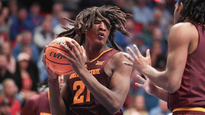 Arizona State Sun Devils forward Jayden Quaintance (21).