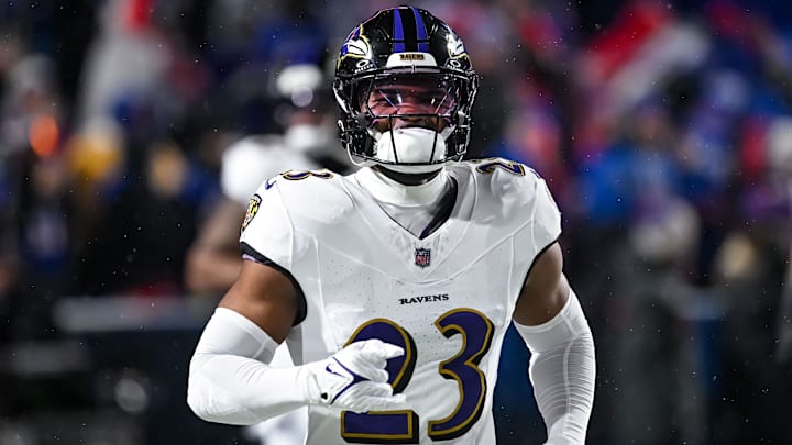 Baltimore Ravens linebacker Trenton Simpson