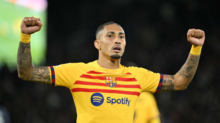 Raphinha chegou ao Barcelona em 2022 Raphinha chegou ao Barcelona em 2022