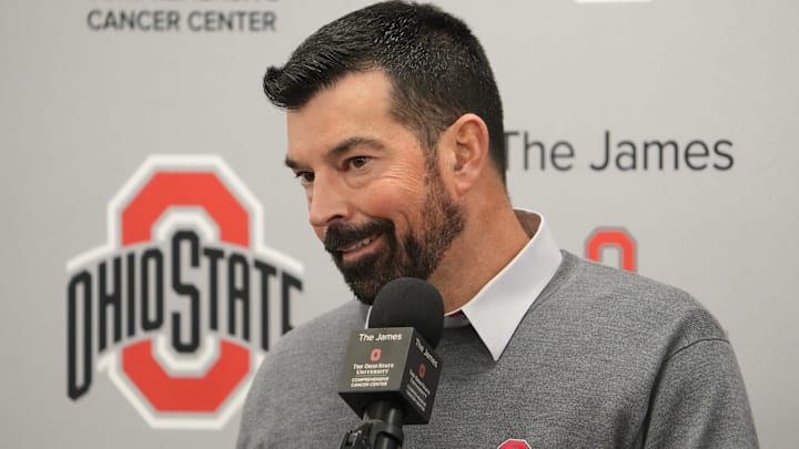 Ohio State University football coach Ryan Day.
