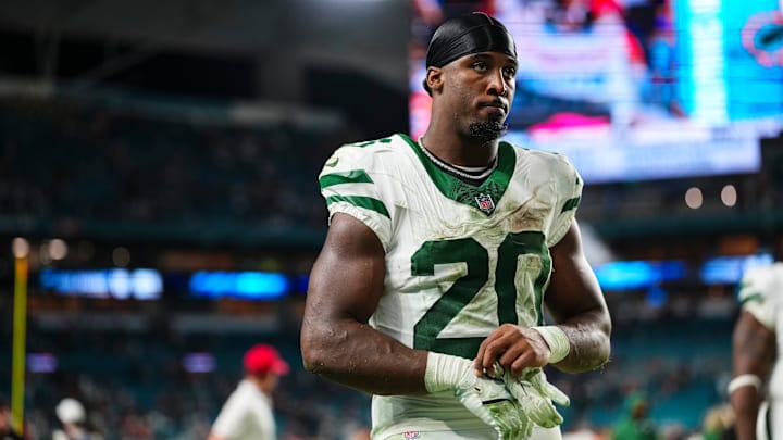 NY Jets running back Breece Hall