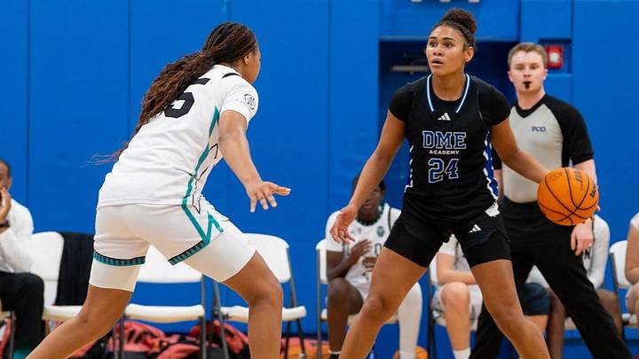 DME Academy senior shooting guard GiGi Battle (24) helped lead the Daytona Beach squad to a 25-4 record, the Chipotle National Championship and the No. 1 ranking in the final High School on SI Top 25 Florida Girls Basketball rankings. DME Academy senior shooting guard GiGi Battle (24) helped lead the Daytona Beach squad to a 25-4 record, the Chipotle National Championship and the No. 1 ranking in the final High School on SI Top 25 Florida Girls Basketball rankings.