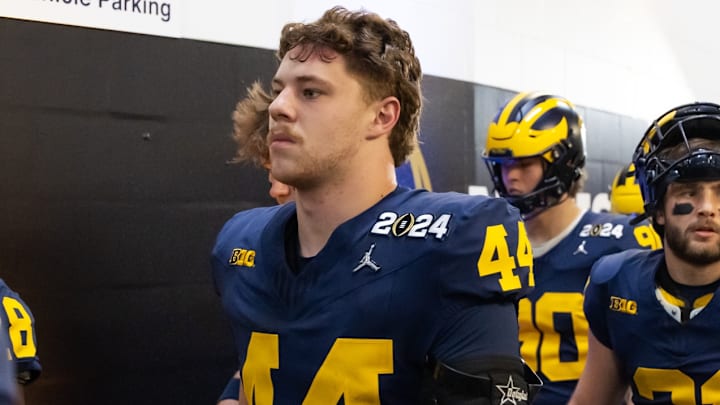 Hayden Moore was in a Michigan uniform for the national championship game against the UW. 