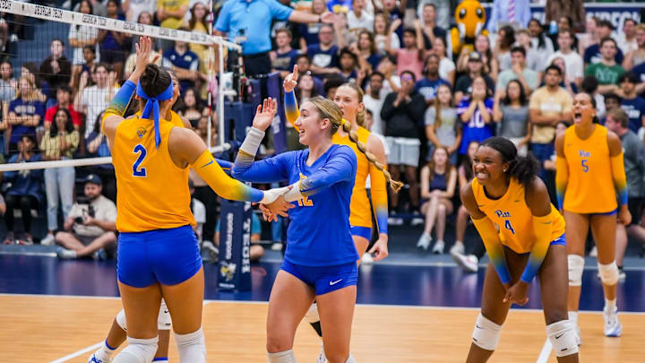 No. 1 Pitt Volleyball Sweeps No. 13 Georgia Tech on Sept. 29, 2024 in Atlanta 