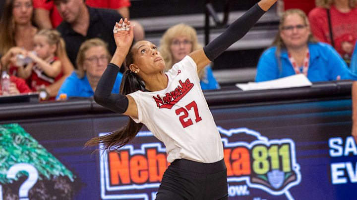 Nebraska is on pace to set a new school record for hitting percentage.