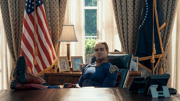 Antony Starr (Homelander) in The Boys season 5 - Jasper Savage/Prime © Amazon Content Services LLC