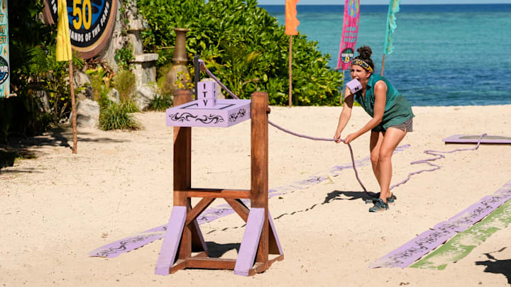 “Inconceivable” – This week’s immunity challenge is riddled with frustration, putting slow and steady gameplay to the test. As the race to $2M draws closer, idols and advantages come to the forefront. Then, a self proclaimed “rat” at the Manulevu camp spills information in hopes of leading to personal triumph, on SURVIVOR 50, Wednesday, May 13 Photo: Robert Voets/CBS ©2025 CBS Broadcasting, Inc. All Rights Reserved.