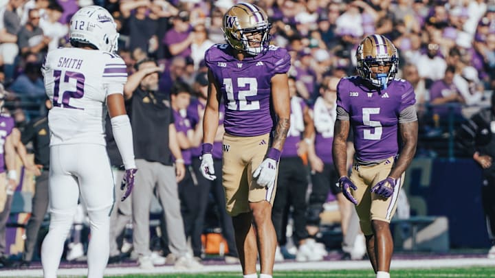 Denzel Boston (12) and Giles Jackson (5) have enjoyed similarly productive receiving seasons. Denzel Boston (12) and Giles Jackson (5) have enjoyed similarly productive receiving seasons.