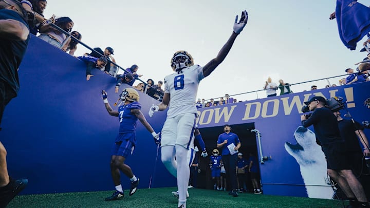 Cornerback Tacario Davis didn't play in the Spring Game because of injury, but still made a big entrance. Cornerback Tacario Davis didn't play in the Spring Game because of injury, but still made a big entrance.