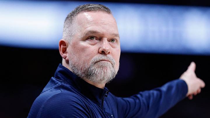Apr 1, 2025; Denver, Colorado, USA; Denver Nuggets head coach Michael Malone in the second quarter against the Minnesota Timberwolves at Ball Arena. Mandatory Credit: Isaiah J. Downing-Imagn Images Apr 1, 2025; Denver, Colorado, USA; Denver Nuggets head coach Michael Malone in the second quarter against the Minnesota Timberwolves at Ball Arena. Mandatory Credit: Isaiah J. Downing-Imagn Images