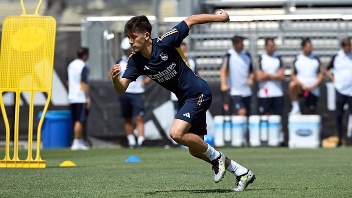 Arda Guler in training for Real Madrid Arda Guler in training for Real Madrid