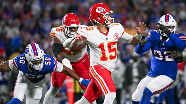 The Kansas City Chiefs are home favorites to the Buffalo Bills in the AFC Championship.