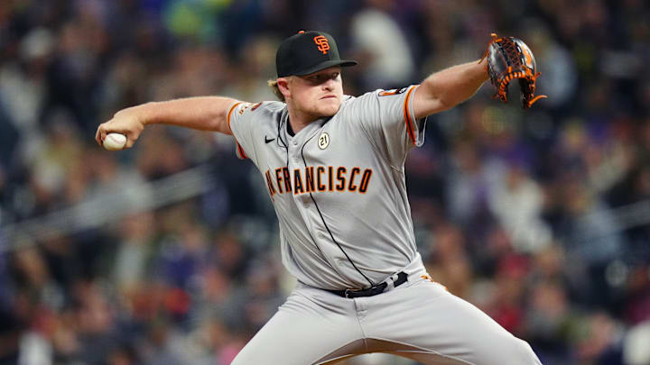 San Francisco Giants starting pitcher Logan Webb.